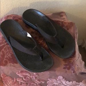 Black Chaco Flip Flops